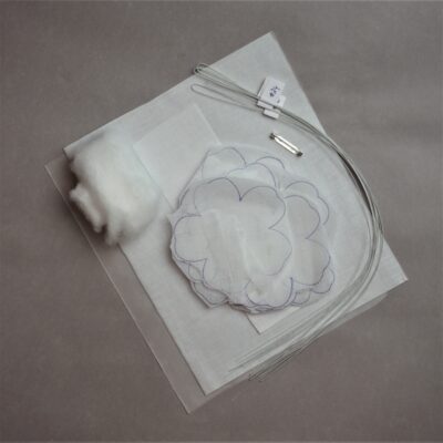 rolled edge rose diy kit