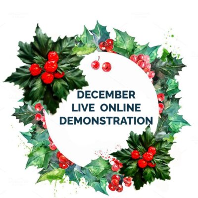 December’21 – Online Event on a Christmas themed design