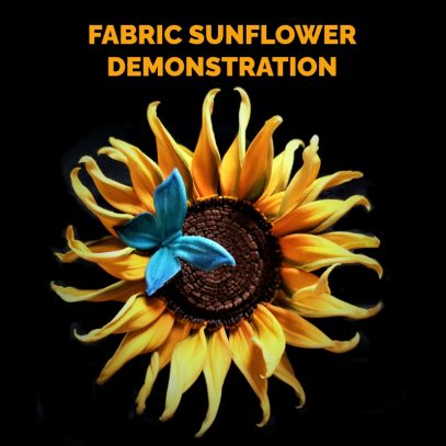 FABRIC SUNFLOWER COVER 800