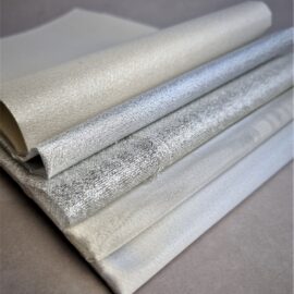 silver metallic fabrics pack