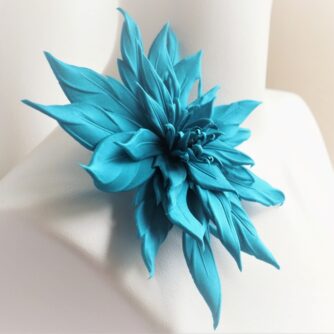 turquoise fantasy fabric flower side 800