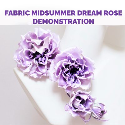 fabric Midsummer dream Rose demonstration cover