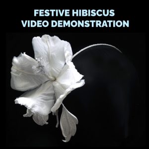 FABRIC HIBISCUS FLOWER DEMONSTRATION