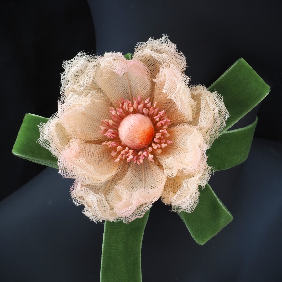 silk velvet anemone choker 