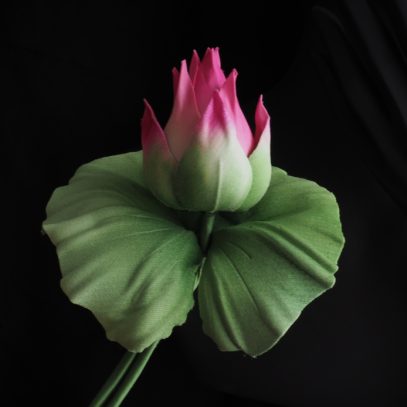 silk and velvet lotus bud corsage 800