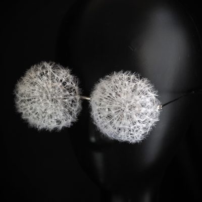 Silk dandelion clock glasses