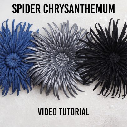 spider chrysanthemum video tutorial