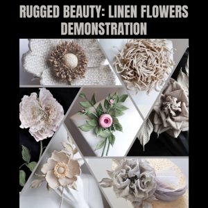 linen flowers demonstration