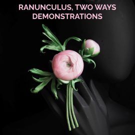 April'25 - Online Event on Fabric Ranunculus Flower, two ways