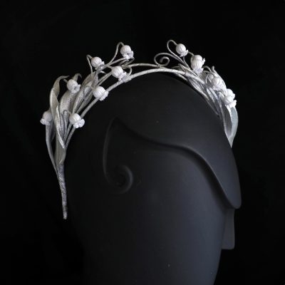lily of the valley tiara side