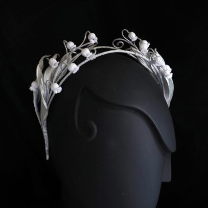 lily of the valley tiara side