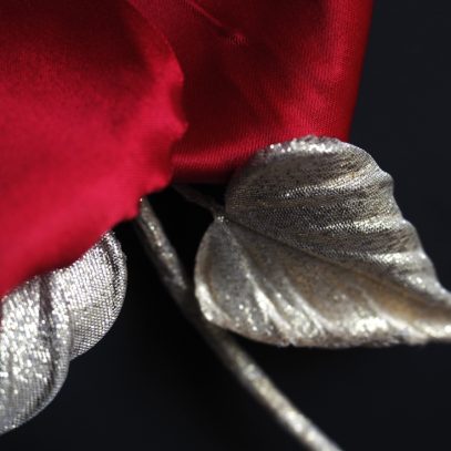 red altissimo rose corsage detail 900