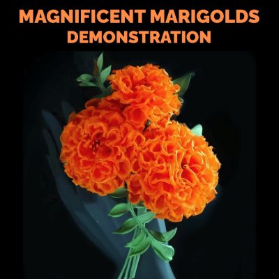 handmade marigolds demonstration cover