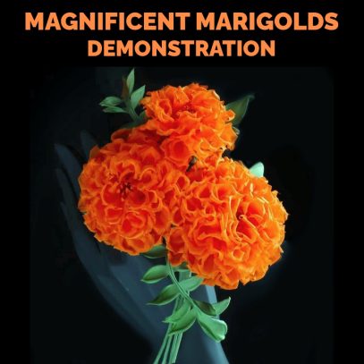 handmade marigolds demonstration cover